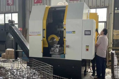 汽車壓鑄鋁非標(biāo)切割機(jī)-南京奧**客戶-德旭合作客戶案例